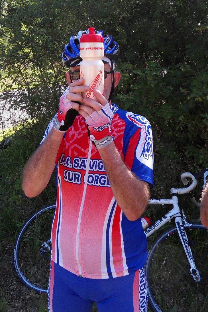 Gilles derrière son bidon Overtim.s 