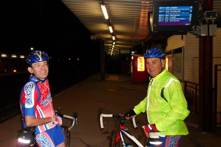 Levallois-Honfleur 2010,départ gare de Savigny 6h30.