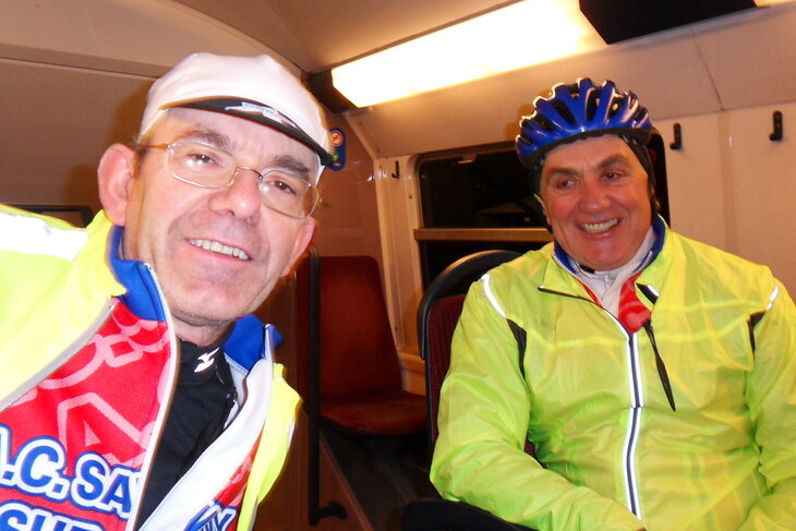 Dans le train Paris Tour-Eiffel 2011