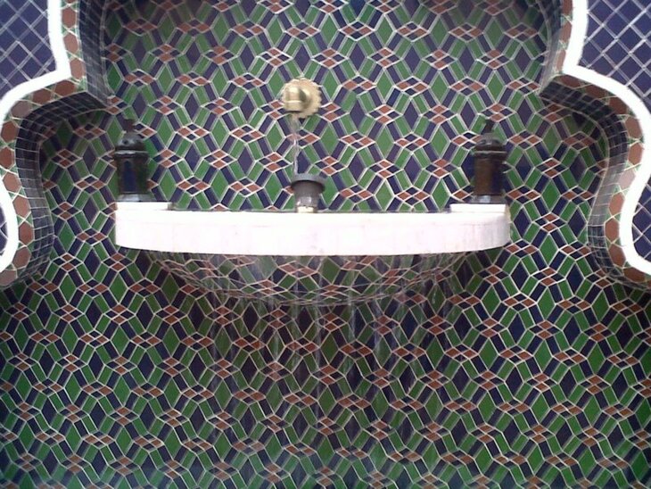 Fontaine résidence de la cousine.