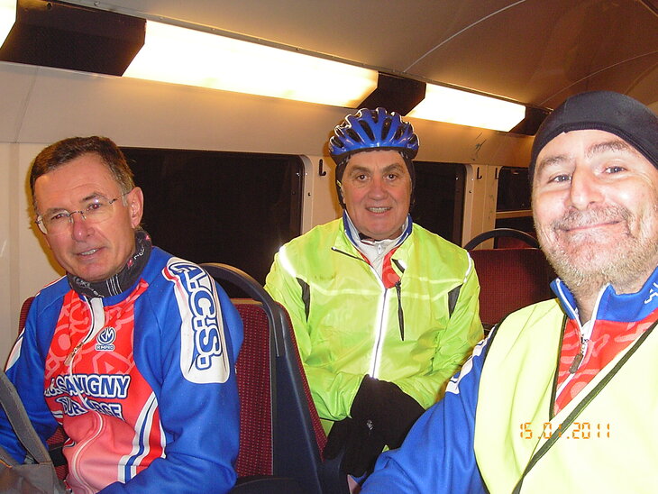 Dans le train Paris Tour-Eiffel 2011