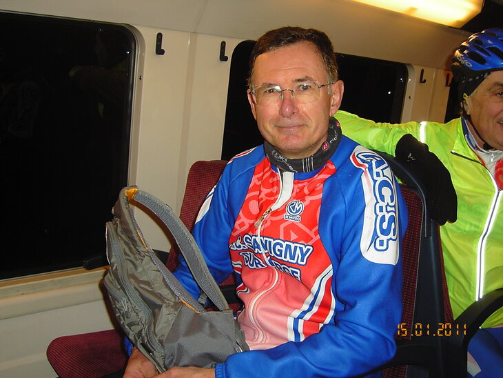 Dans le train Paris Tour-Eiffel 2011